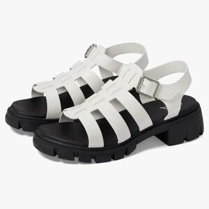 MIA NEW Chunky White and Black Gladiator Sandals size 2 & 3